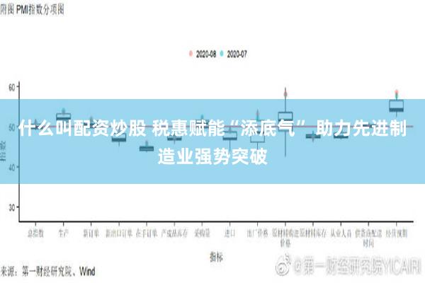 什么叫配资炒股 税惠赋能“添底气” 助力先进制造业强势突破