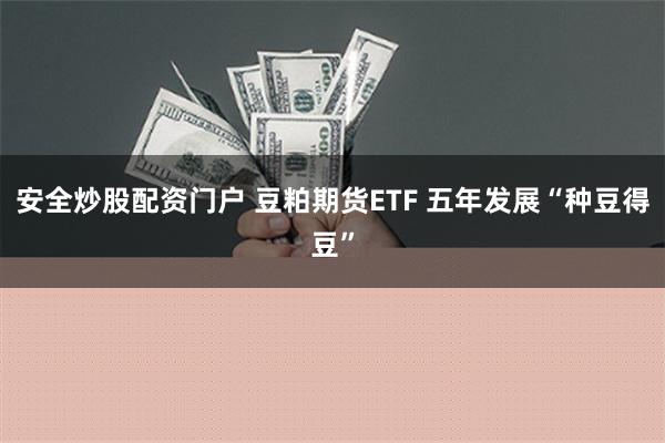 安全炒股配资门户 豆粕期货ETF 五年发展“种豆得豆”