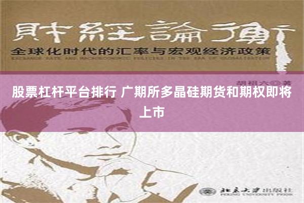 股票杠杆平台排行 广期所多晶硅期货和期权即将上市